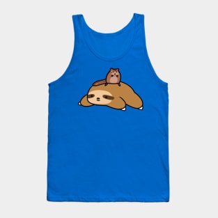 Sloth and Chipmunk Tank Top